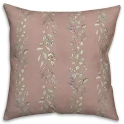 Pillows>Kirklands Home Mauve Botanical Vines Pillow Pink