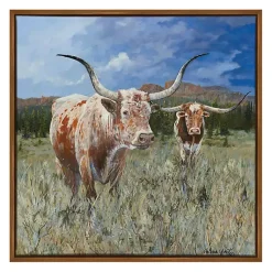 Kirklands Home Mavericks Framed Canvas Art Print Sale