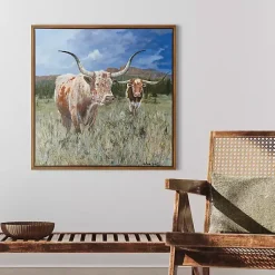 Kirklands Home Mavericks Framed Canvas Art Print Sale