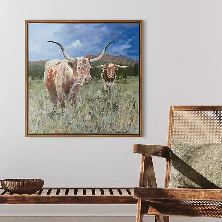 Kirklands Home Mavericks Framed Canvas Art Print Sale