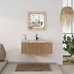 Kirklands Home Mavis Bronze Open Square Frame Wall Mirror Sale