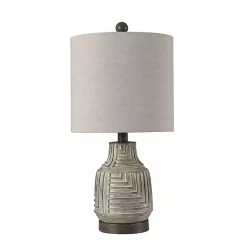 Kirklands Home Maze Design Table Lamp Tan Clearance