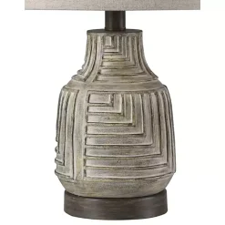 Kirklands Home Maze Design Table Lamp Tan Clearance