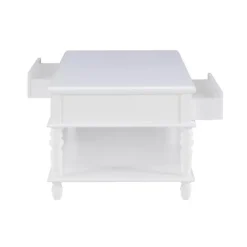 Kirklands Home McGhie 2-Drawer Coffee Table White Discount