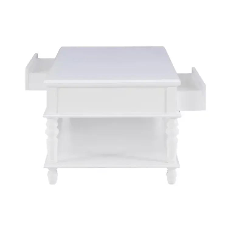 Kirklands Home McGhie 2-Drawer Coffee Table White Discount