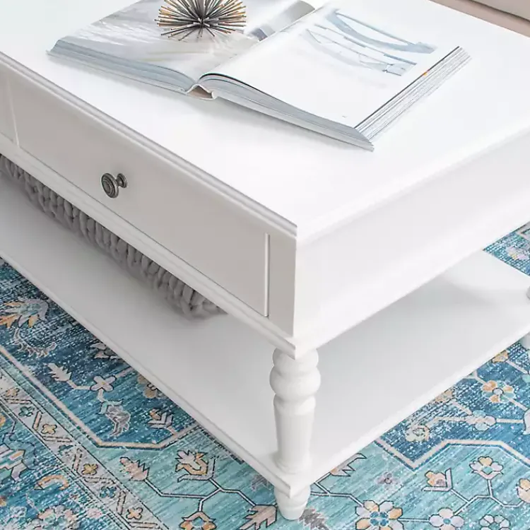 Kirklands Home McGhie 2-Drawer Coffee Table White Discount