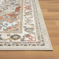 Kirklands Home Medallion Ivory Rust Area Rug, 3x6