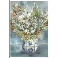 Kirklands Home Mediterranean Bouquet I Framed Canvas Art Print Sale