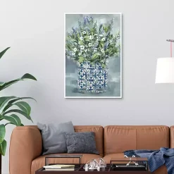 Kirklands Home Mediterranean Bouquet II Framed Canvas Art Print Clearance