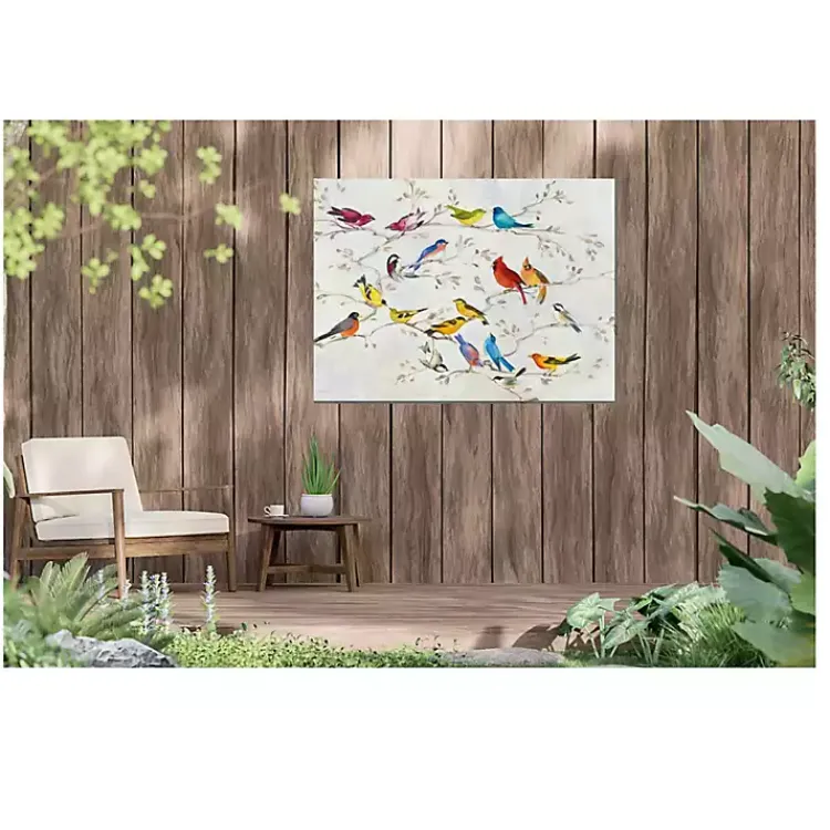 Kirklands Home Meet and Greet Outdoor Canvas Art Print Clearance
