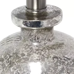 Kirklands Home Mercury Hammered Glass Shade Table Lamp White Online
