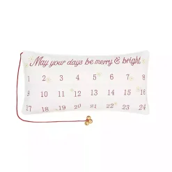 Christmas Pillows>Kirklands Home Merry & Bright Advent Calender Lumbar Pillow