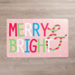 Kirklands Home Merry & Bright Kitchen Mat Discount