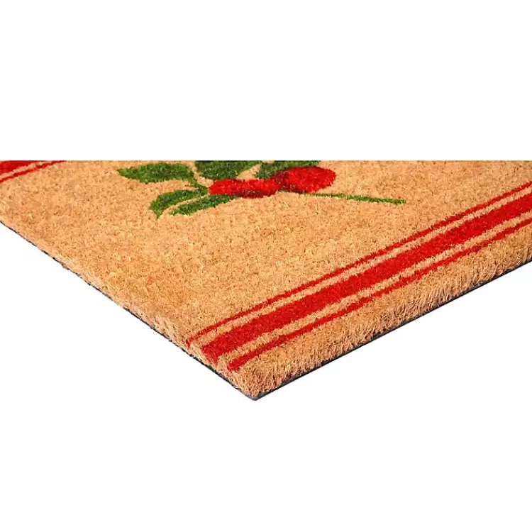 Outdoor Christmas Decorations>Kirklands Home Merry Christmas Berry Sprig Doormat