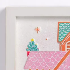 Christmas Art & Wall Decor>Kirklands Home Merry Christmas Candy Village Wall Plaque