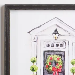 Christmas Art & Wall Decor>Kirklands Home Merry Christmas Front Doorstep Framed Art Print