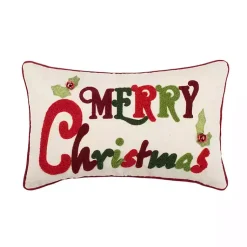 Christmas Pillows>Kirklands Home Merry Christmas Jingles Lumbar Pillow