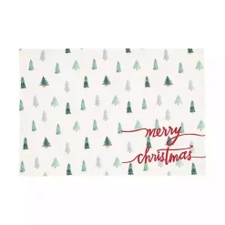 Christmas Dining & Entertaining>Kirklands Home Merry Christmas Mini Trees Placemats, Set of 6