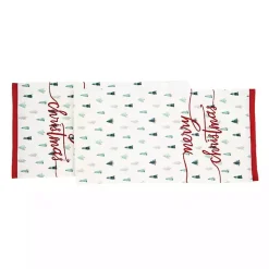 Christmas Dining & Entertaining>Kirklands Home Merry Christmas Mini Trees Table Runner
