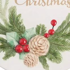Kirklands Home Merry Christmas Round Serving Platter Sale