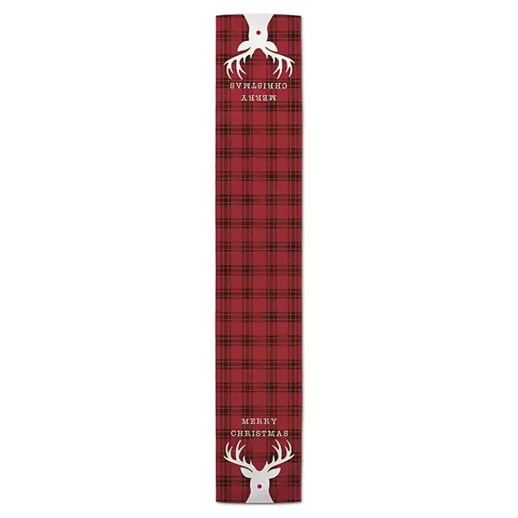 Christmas Dining & Entertaining>Kirklands Home Merry Christmas Rudolf Table Runner