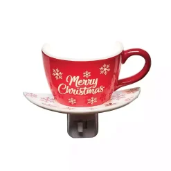 Christmas Decorations>Kirklands Home Merry Christmas Teacup Nightlight