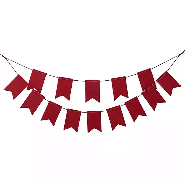 Christmas Art & Wall Decor>Kirklands Home Merry Christmas 2-Tier Banner Red
