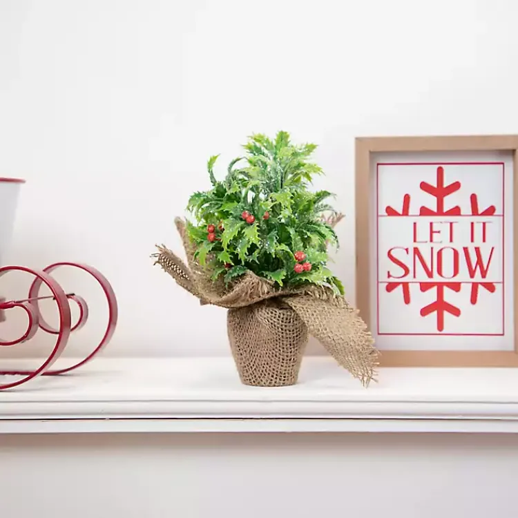 Christmas Art & Wall Decor>Kirklands Home Merry Let It Snow 2-pc. Christmas Wall Plaque Set