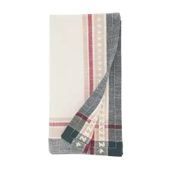 Kirklands Home Merry Pines Cotton Napkins, Set of 4 Discount