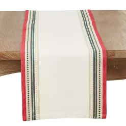 Kirklands Home Merry Pines Cotton Runner New
