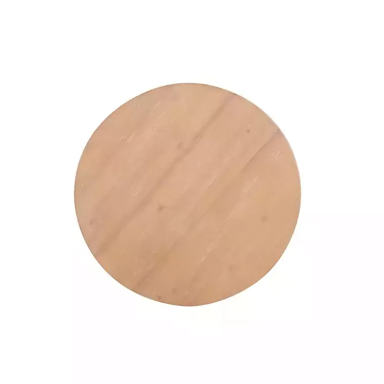 Kirklands Home Merryweather Natural Wood Accent Table Tan Sale