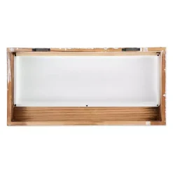 Kirklands Home Metal and Wood Bath Sign with Hooks Discount