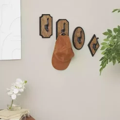 Kirklands Home Metal and Wood Beaded Wall Hooks, Set of 4 Discount