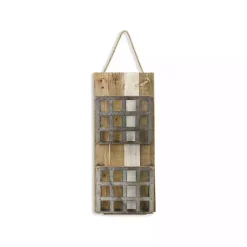 Kirklands Home Metal and Wood 2-Tier Mail Holder Wall Plaque Online