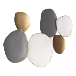 Kirklands Home Metal Organic Edge Wall Plaque New