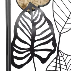 Kirklands Home Metal Palm Leaf Panel Wall Plaques, Set of 2 Hot