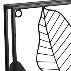 Kirklands Home Metal Palm Leaf Panel Wall Plaques, Set of 2 Hot
