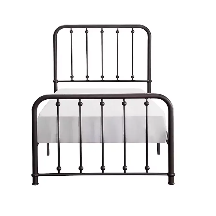 Kirklands Home Metal Slat Bronze Twin Platform Bed Black Online