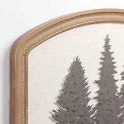 Kirklands Home Metal Tree Scene Framed Wall Plaque