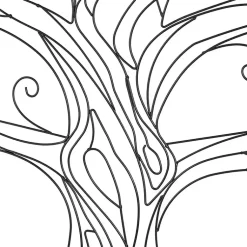 Kirklands Home Metal Wire Tree Panel Wall Plaques, Set of 3 New
