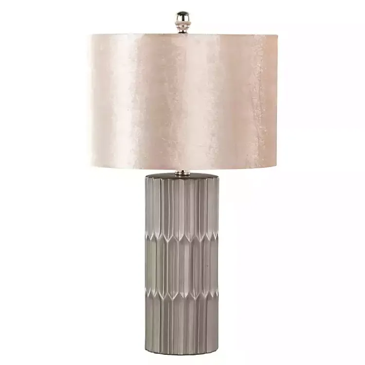 Kirklands Home Metallic and Champagne Tanya Table Lamp Brown Sale