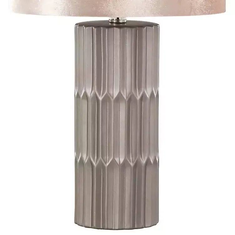 Kirklands Home Metallic and Champagne Tanya Table Lamp Brown Sale