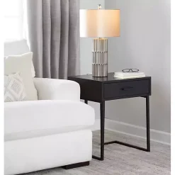 Kirklands Home Metallic and Champagne Tanya Table Lamp Brown Sale