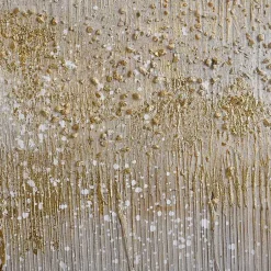 Kirklands Home Metallic Abstract Field Framed Canvas Print Gold Online