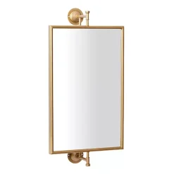 Kirklands Home Metallic Metal Frame Wall Mirror Gold Discount