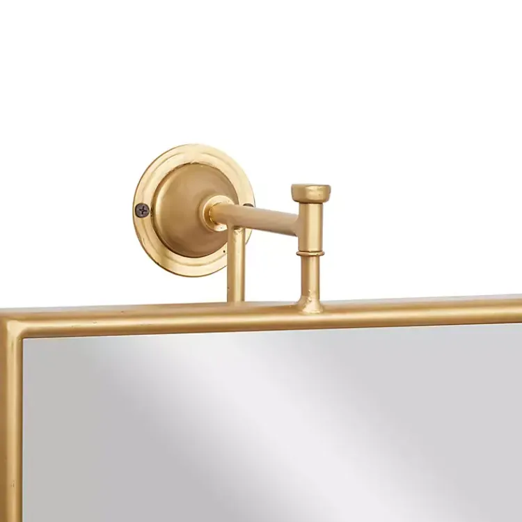 Kirklands Home Metallic Metal Frame Wall Mirror Gold Discount