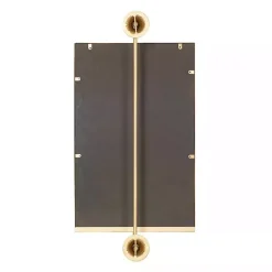 Kirklands Home Metallic Metal Frame Wall Mirror Gold Discount