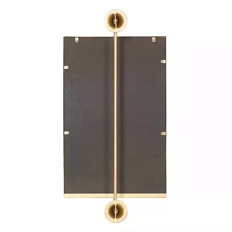 Kirklands Home Metallic Metal Frame Wall Mirror Gold Discount
