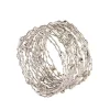 Kirklands Home Metallic Gold Wire Napkin Rings, Set of 4 Clearance