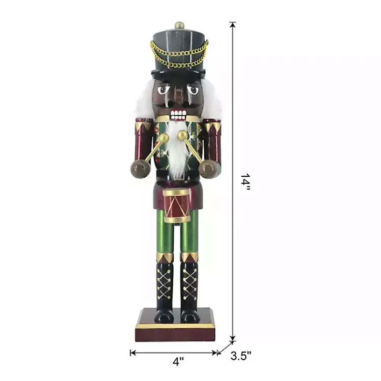 Christmas Decorations>Kirklands Home Metallic Nutcracker Drummer Figurine